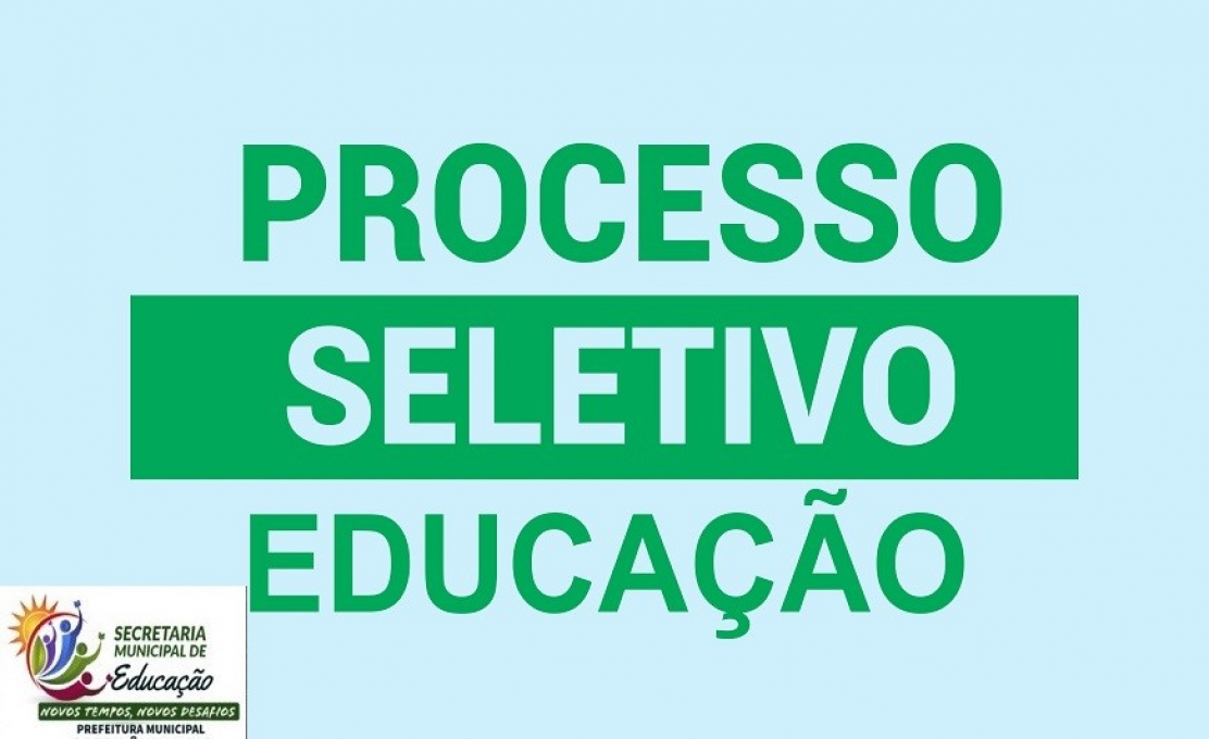 HOMOLOGADA AS INSCRIÇÕES PARA O 5º PROCESSO SELETIVO PARA PROFESSOR DE EDUCA�...