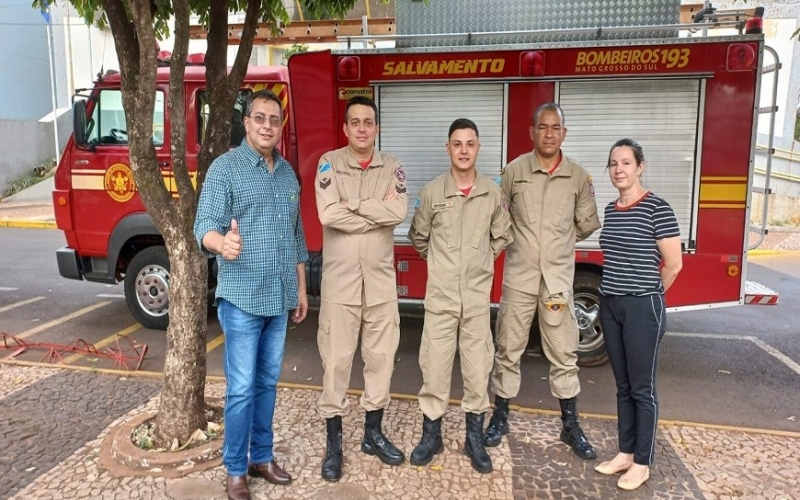 CASSILÂNDIA JÁ CONTA COM UMA ESQUIPE DO CORPO DE BOMBEIROS ATÉ DOMINGO