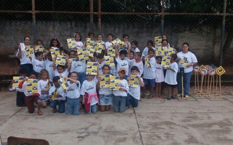 Projeto trânsito da Escola de Indaiá do Sul