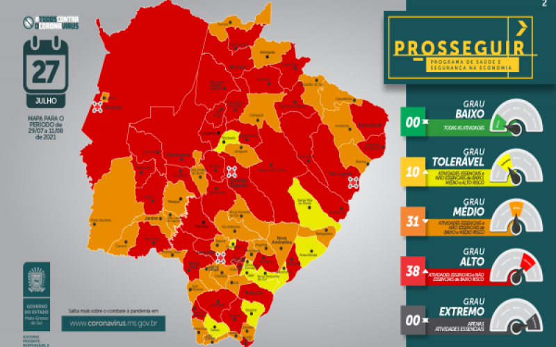 PROSSEGUIR: RIEDEL ANUNCIA MEDIDAS DE VOLTA ÀS AULAS E RETOMADA ECONÔMICA EM MATO GROSSO DO SUL