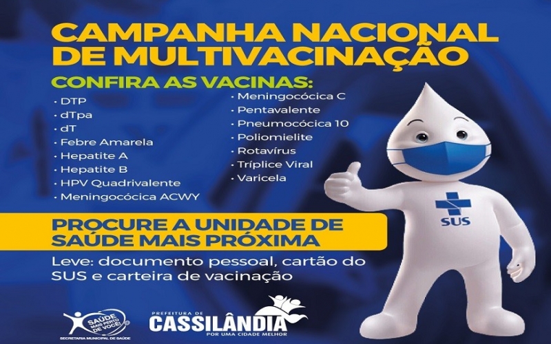 CAMPANHA NACIONAL DE MULTIVACINAÇÃO